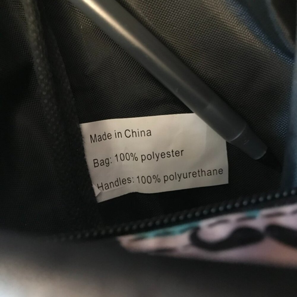 Arcadia Colorful Cat Faces Holiday Beauty Hair Care/Any Occasion Tote NWT - Picture 8 of 8